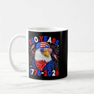 Caneca De Café 250 Anos Águia de Aniversário de 250 anos 4 de Jul