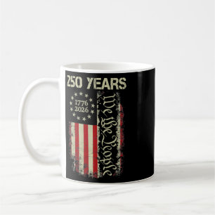 Caneca De Café 250 Anos América 1776 2026 Nós O Povo Bandeira EUA
