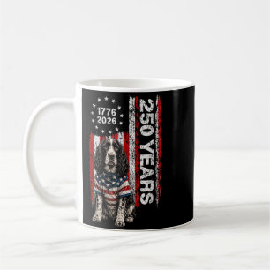 Caneca De Café 250 Anos América Springer Spaniel Cão EUA 4 De