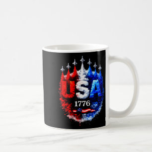 Caneca De Café 250 anos americano 1776 bandeira dos eua jatos de