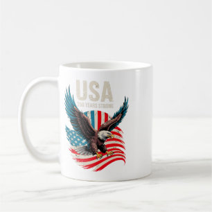 Caneca De Café 250 Anos Aniversário da América EUA 250º Aniversár