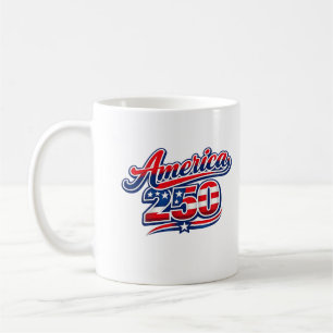 Caneca De Café 250 Anos de Liberdade – EUA 1776–2026 Patriótico 