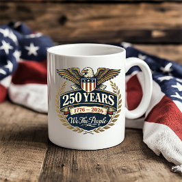 Caneca De Café 250 Anos de Nós, o Povo