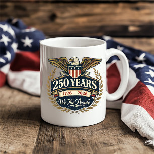 Caneca De Café 250 Anos de Nós, o Povo