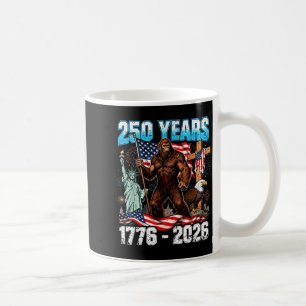 Caneca De Café 250 anos eua 1776 2026 patriótico liberdade pé gra