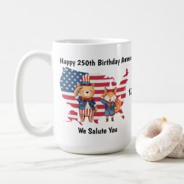 Caneca De Café 250th Birthday America Mug