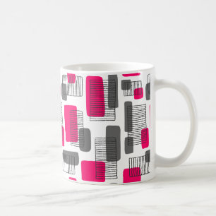 Caneca De Café 251215 - Neon Vermelho e Cinza