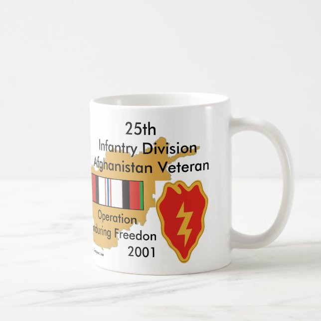 Caneca De Café 25 Inf Div Afgan Vet (Direita)