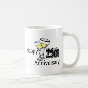 Caneca De Café 25o aniversário