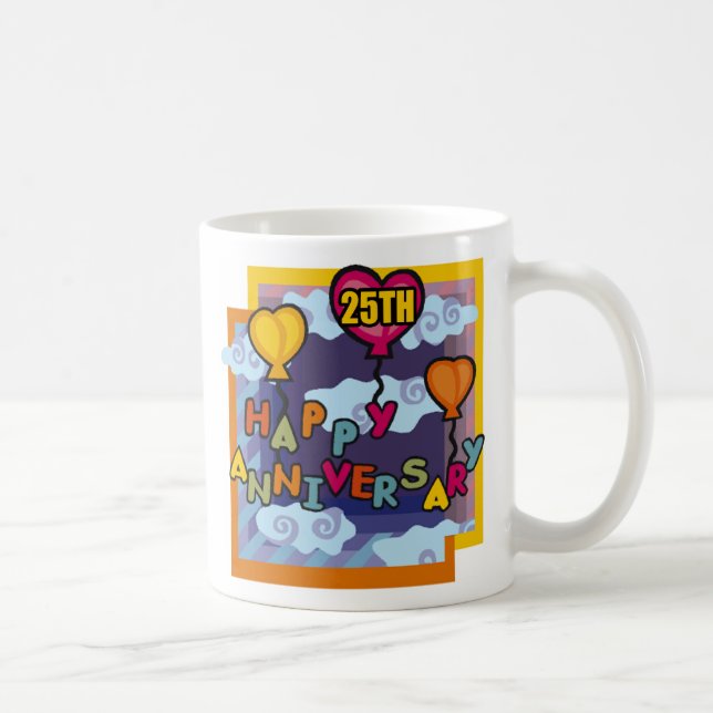Caneca De Café 25o ANIVERSÁRIO W1 (Direita)