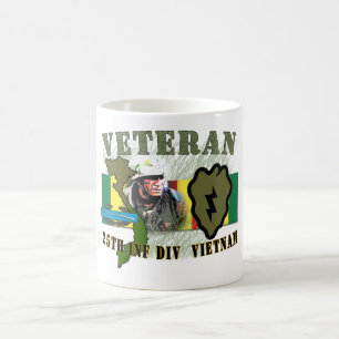 Caneca De Café 25o Inf Div-Vietnam (w/CIB)