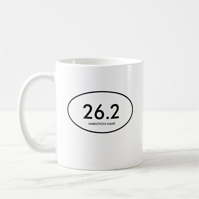 Caneca De Café 26.2 Marathon (Esquerda)