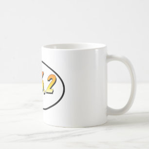 Caneca De Café 26,2 Oval do "aventureiro" da maratona