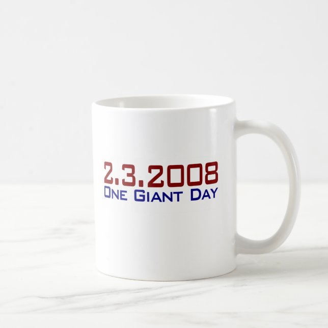 Caneca De Café 2-3-2008 um dia gigante (Direita)