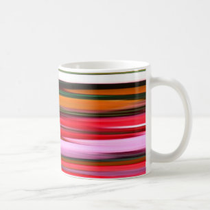 Caneca De Café #2 abstrato: Borrão alaranjado