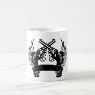 CANECA DE CAFÉ 2 ARMAS LEVANTAM CUSTOMIZÁVEL