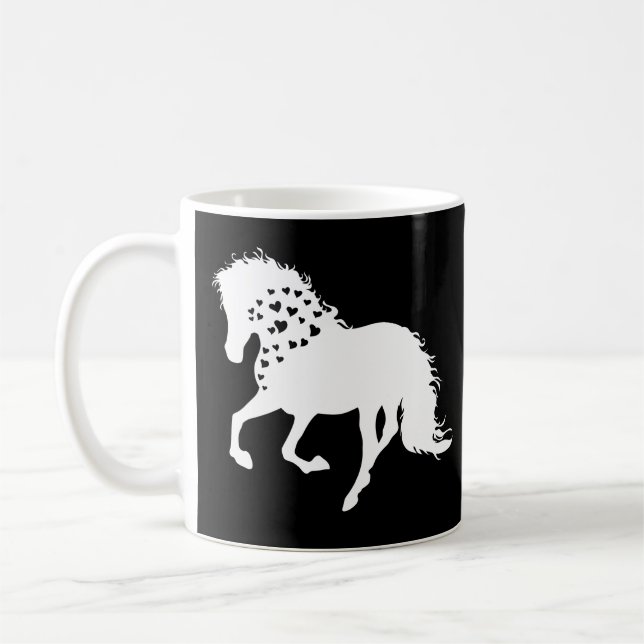 Caneca De Café 2- Camisa De Cavalo, Teto De Rato De Cavalo, Caval (Esquerda)
