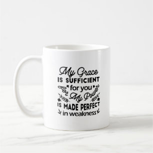 Caneca De Café 2 Coríntios 12:9 – Minha Graça é Suficiente Arte