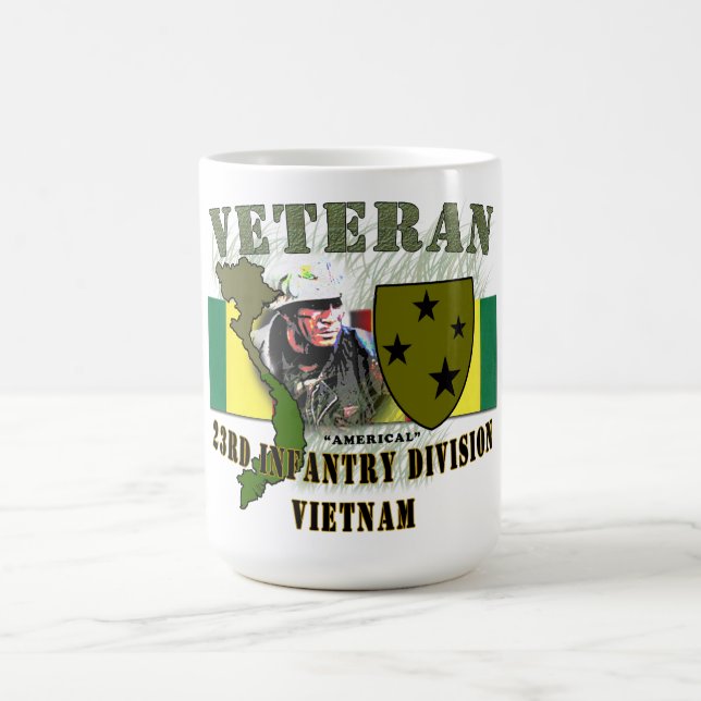 Caneca De Café 2ó Inf Div (Americal) - Vietnam (nenhum CIB) (Centro)