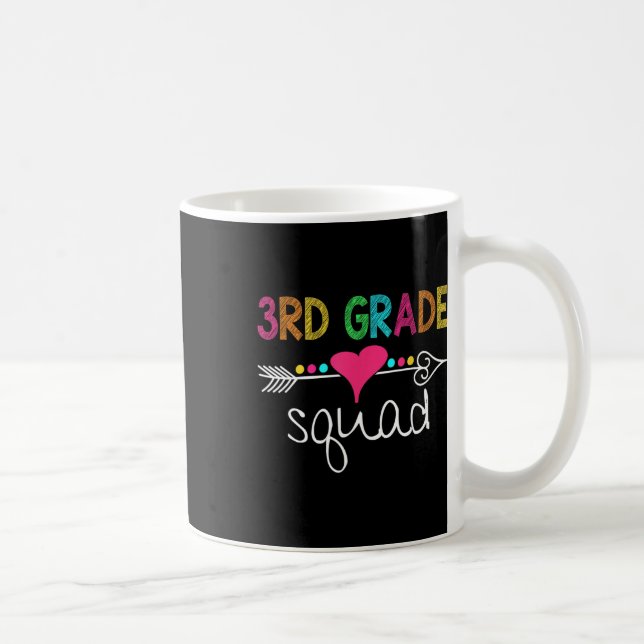 Caneca De Café 3º Grau Esquadrão 3º Equipe de Estudantes de Profe (Direita)