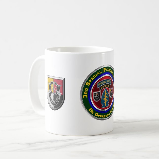 Caneca De Café 3º Grupo de Operações Especiais (Frente Esquerda)