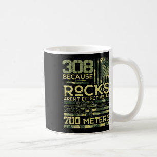 Caneca De Café 308 Porque Rocks não são eficazes caçando a Améric