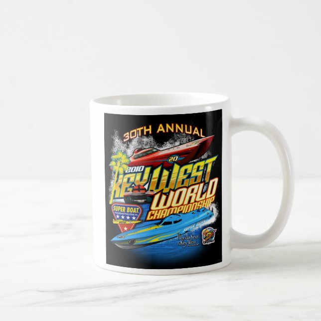 Caneca De Café 30o Campeonato anual do mundo de Key West (Direita)