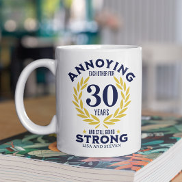 Caneca De Café 30th Anniversary Gift for couples