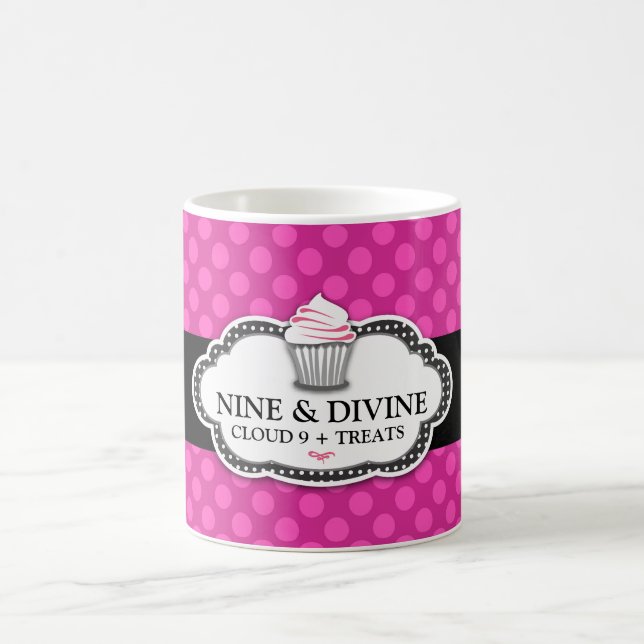Caneca De Café 311 pontos cor-de-rosa divinos (Centro)