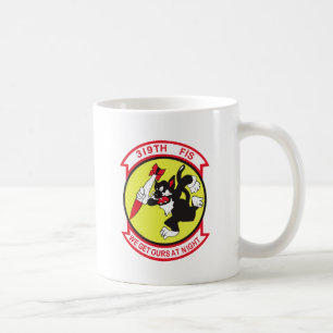 Caneca De Café 319th Esquadrão do interceptor de lutador
