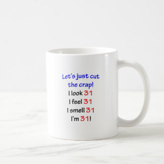 Caneca De Café 31 deixe-nos cortar o excremento