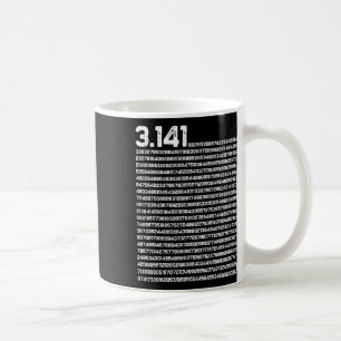 Caneca De Café 3,14 Pi Dia Matemática Número Irracional Pi