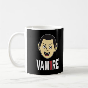 Caneca De Café 3.14 Piada De Matemática Engraçado Pi Pun Vampiro