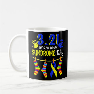 Caneca De Café 3 21 Meias de sensibilização para o Dia Mundial da