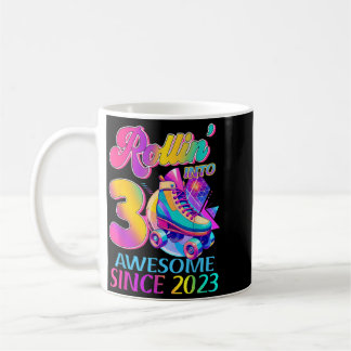 Caneca De Café 3 Anos Incrível Desde 1 Aniversário Tema de Hóquei