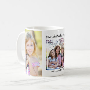 Caneca De Café 3 Colagem de Fotos Netos São Nossa Alegria Vovó Vo