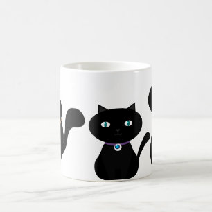 Caneca De Café 3 GATOS PRETOS BONITOS em todos os tamanhos
