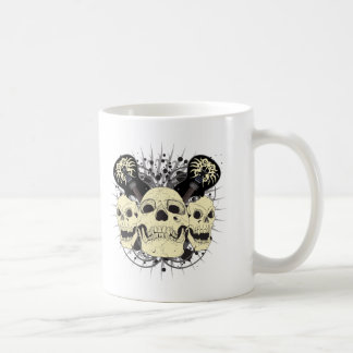 Caneca De Café 3 guitarra do crânio