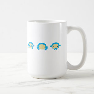 Caneca De Café 3 macacos sábios