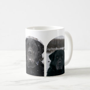Caneca De Café 3 modelo de colagem de fotos personalizado