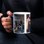 Caneca De Café 3 Modelo de Foto Personalizado<br><div class="desc">3 Modelo de fotografia Mágico personalizado e material de bebida de Ricaso - adicione suas próprias fotos a esta caneca personalizável - perfeita como presente</div>