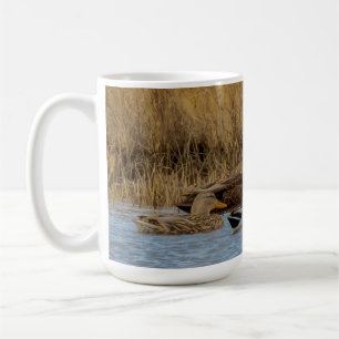 Caneca De Café 3 Patos, 11 oz ou 15 oz