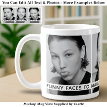 3 Rostos Engraçados Fotos Personalizadas & Mensage