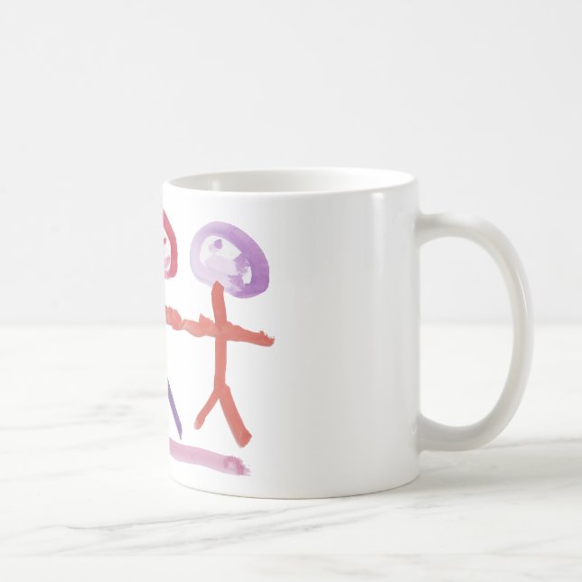 Caneca De Café 3 Seres Humanos (Direita)