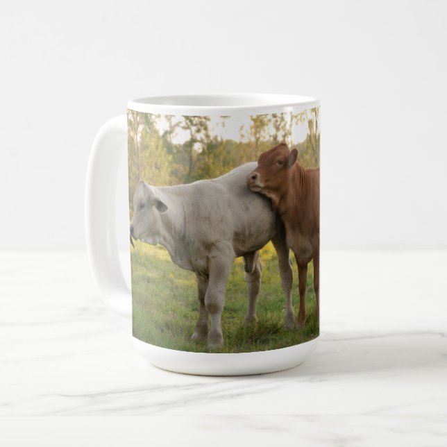 Caneca De Café 3 vacas das estarolas (Frente Esquerda)