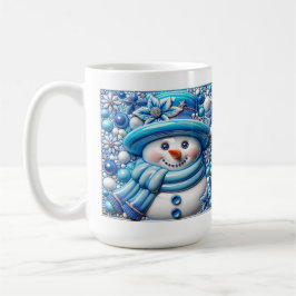 Caneca De Café 3D Christmas Snowman