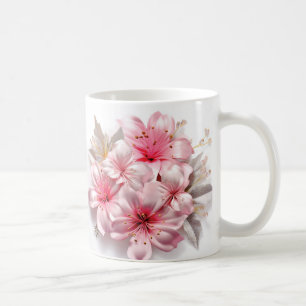 Caneca De Café 3D Floral Mug