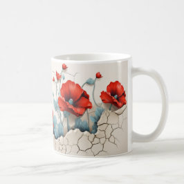 Caneca De Café 3D Floral Mug
