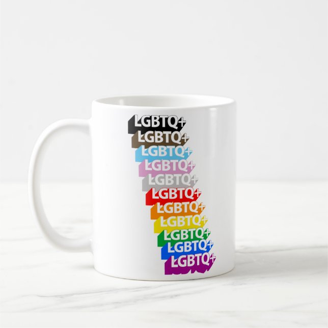 CANECA DE CAFÉ 3D LGBTQ (Esquerda)