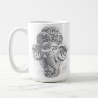 Caneca De Café 3d Lord Ganesha - Om